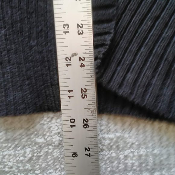 AB Studio Black & White Cardigan Sweater - Picture 5 of 6